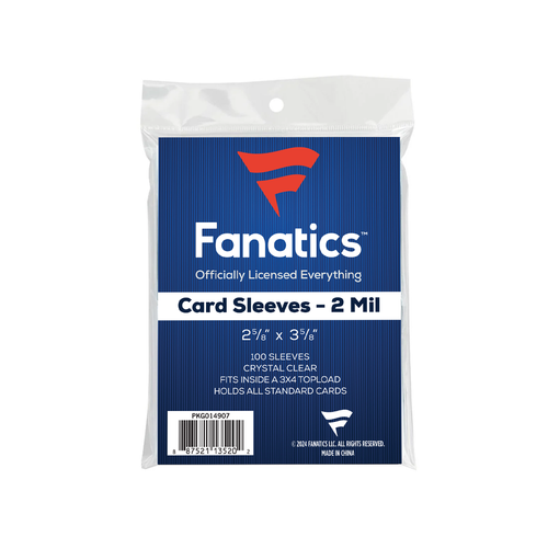 Fanatics Card Sleeves Regular. 100 count.