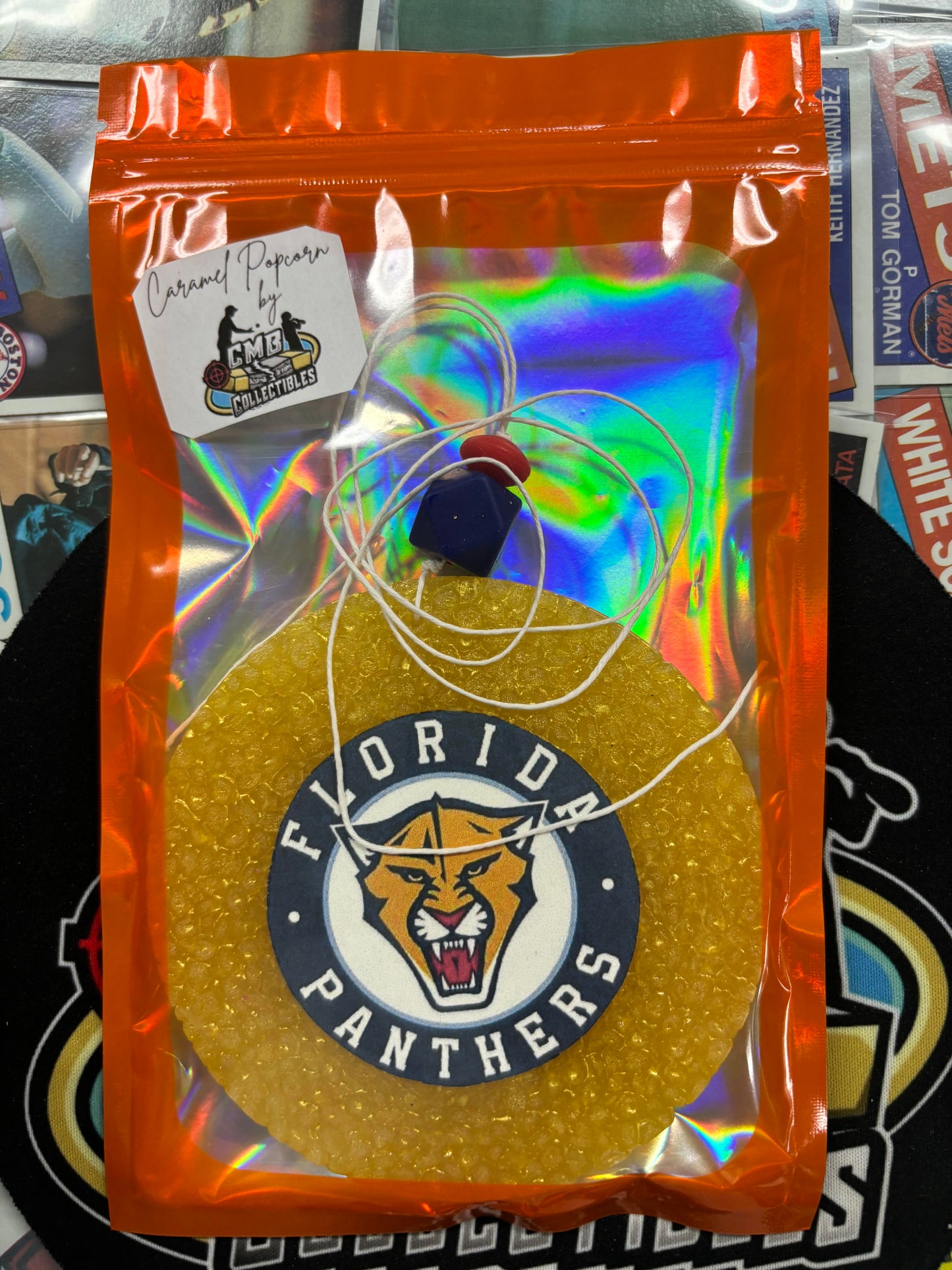 Freshie Carmel Popcorn by CMB Collectibles Florida Panthers!