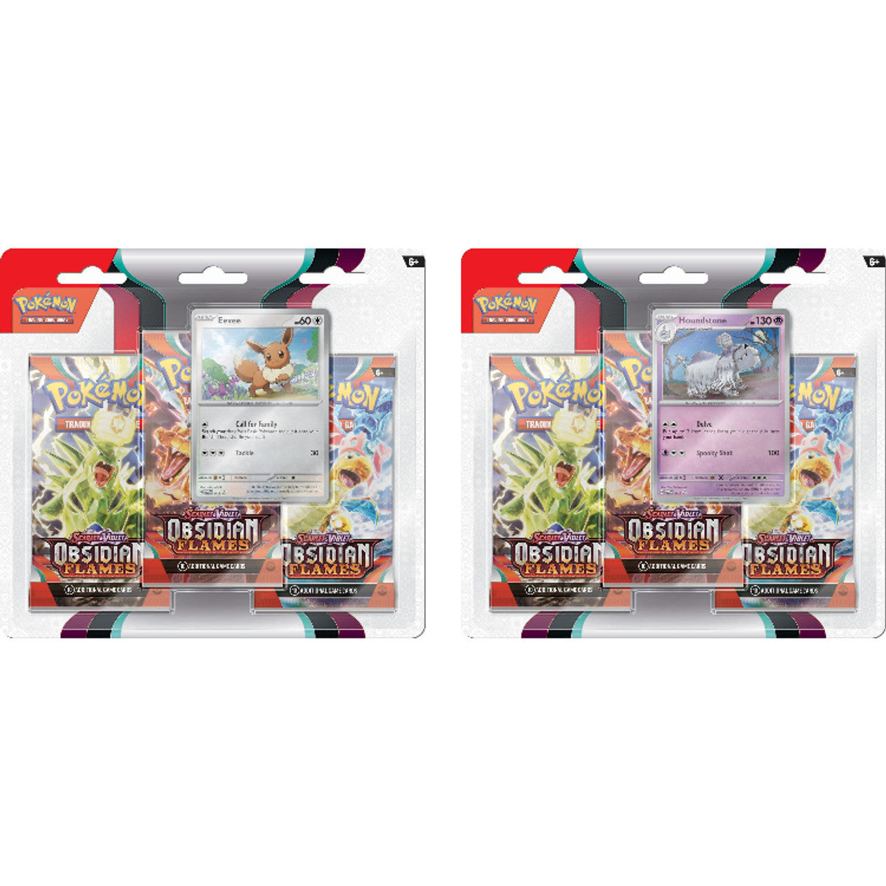 Pokemon TCG Scarlet & Violet Obsidian Flames 3 Pack Hanger