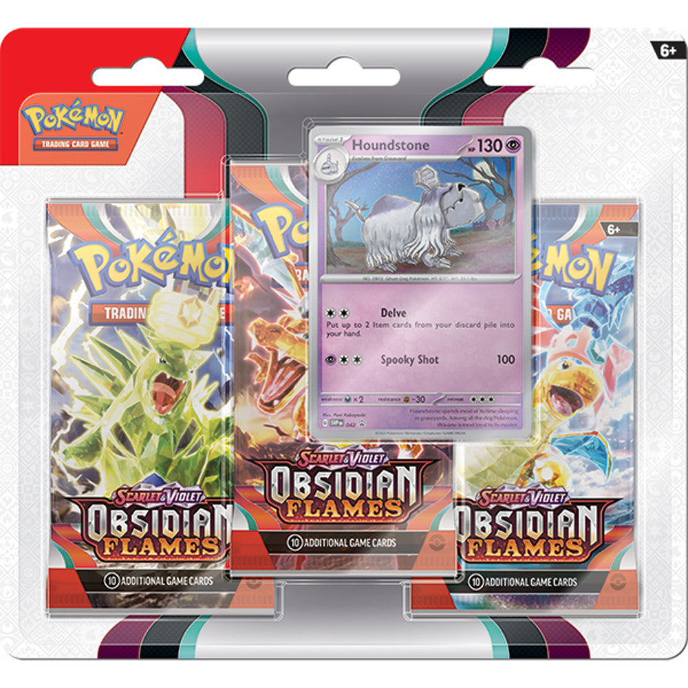 Pokemon TCG Scarlet & Violet Obsidian Flames 3 Pack Hanger