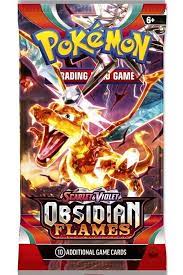 Pokemon TCG Scarlet & Violet Obsidian Flames Single Booster Pack.