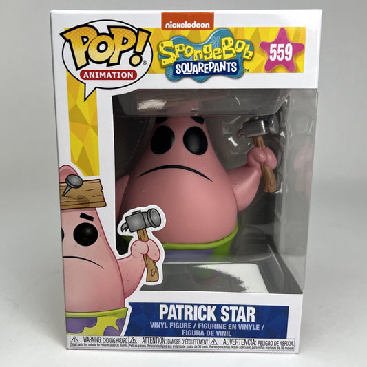 Funko Pop Patrick Star #559 Animation Spongebob Squarepants Nickelodeon.