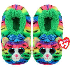 TY Beanie Boo's Fashion Slipper Socks - Tiger M