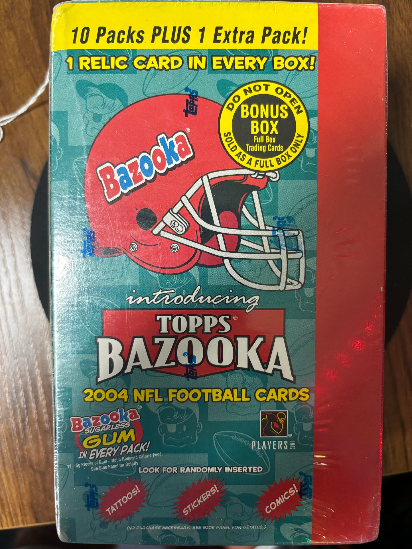 2004 Topps Bazooka NFL Sealed Retail Box!