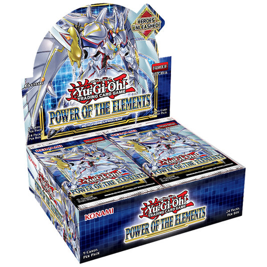 Yu-Gi-Oh: Power of the Elements Unlimited Booster Display. English.