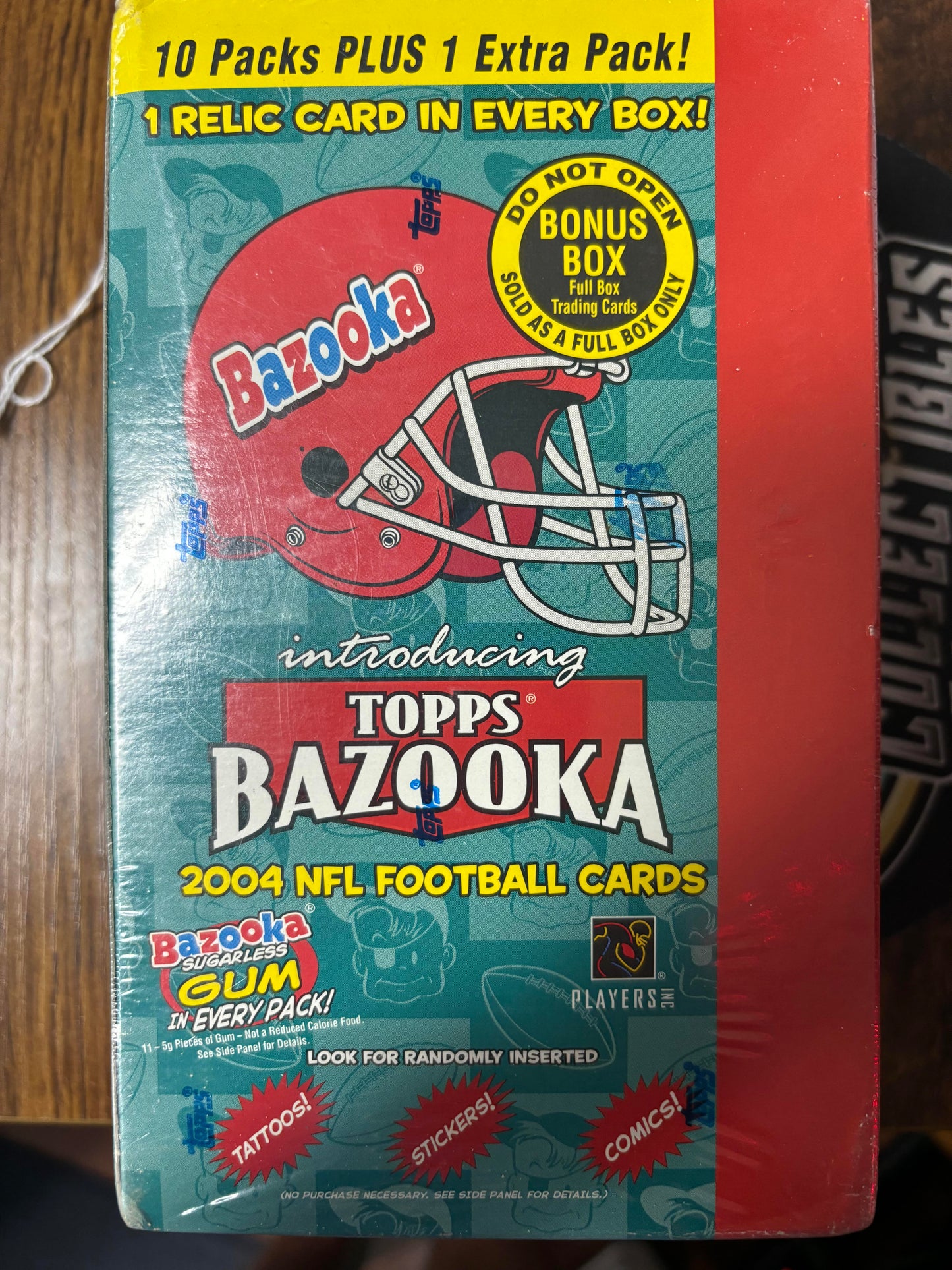 2004 Topps Bazooka NFL Sealed Retail Box!