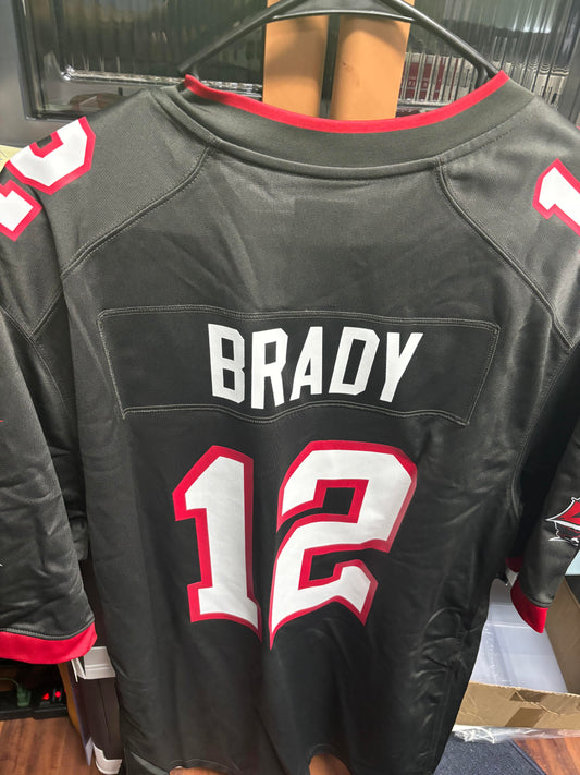 Tom Brady Tampa Bay Buccaneers Nike Alternate Game Jersey - Pewter.