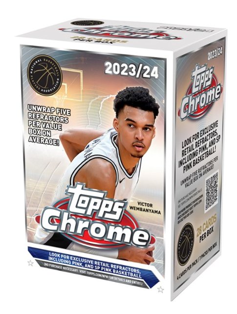 2023-2024 Topps Chrome Basketball Blaster Box.