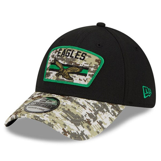 New Era Philadelphia Eagles Salute to Service Adjustable Hat