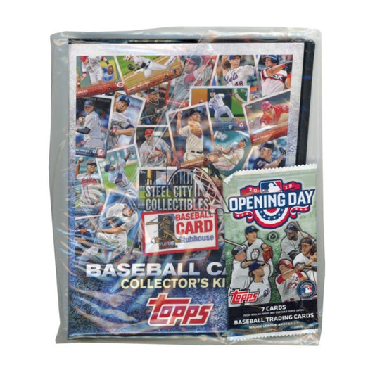 2015 Topps Baseball Card Collector's Kit! Album and Sealed Opening Day Pack! New!