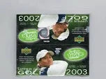 2003 Upper Deck Golf Retail Pack. New.