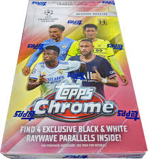 2021/22 Topps UEFA Champions League Chrome Soccer Hobby Lite Box! New!