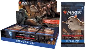 Magic the Gathering Commander Legends Battle for Baldur's Gate. Set Booster Pack. New.