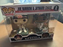 Funko Pop NFL Joe Burrow & Ja'Marr Chase 2 pack! New!