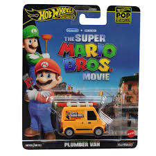 Hot Wheels Premium Pop Culture The Super Mario Brothers Movie Plumber Van! New!