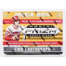 2021 Panini Prizm Draft Picks Baseball Mega Box. New. One Auto!