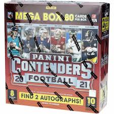 2021 Panini Contenders Football Factory Sealed Mega Box. 2 Autos!