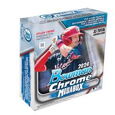 2024 Bowman Chrome Baseball Factory Sealed Mega Box.