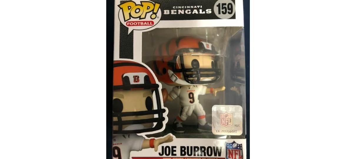 Funko Pop Joe Burrow Cincinatti Bengals #159. New.