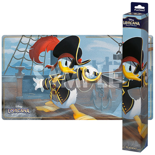 Playmat: Disney Lorcana- Azurite Sea- Donald Duck, Buccaneer. New.