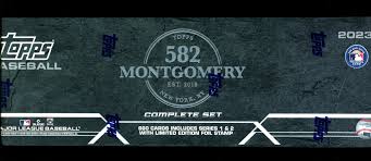 2023 Topps MLB 582 Montgomery Set. Complete. New and Sealed.