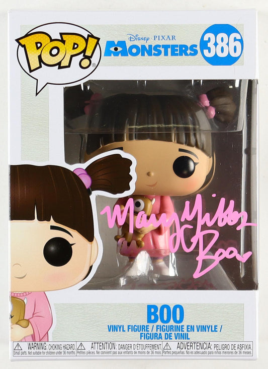 Mary Gibbs Signed "Monster's Inc." #386 Funko Pop! Inscribed "Boo" JSA COA.