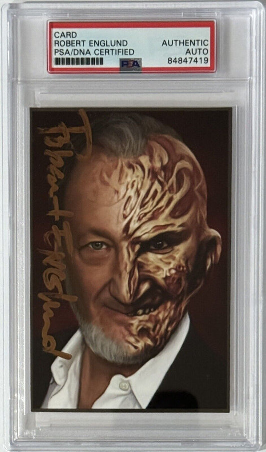 ROBERT ENGLUND Autograph Signed Photograph FREDDY KRUEGER PSA DNA COA!