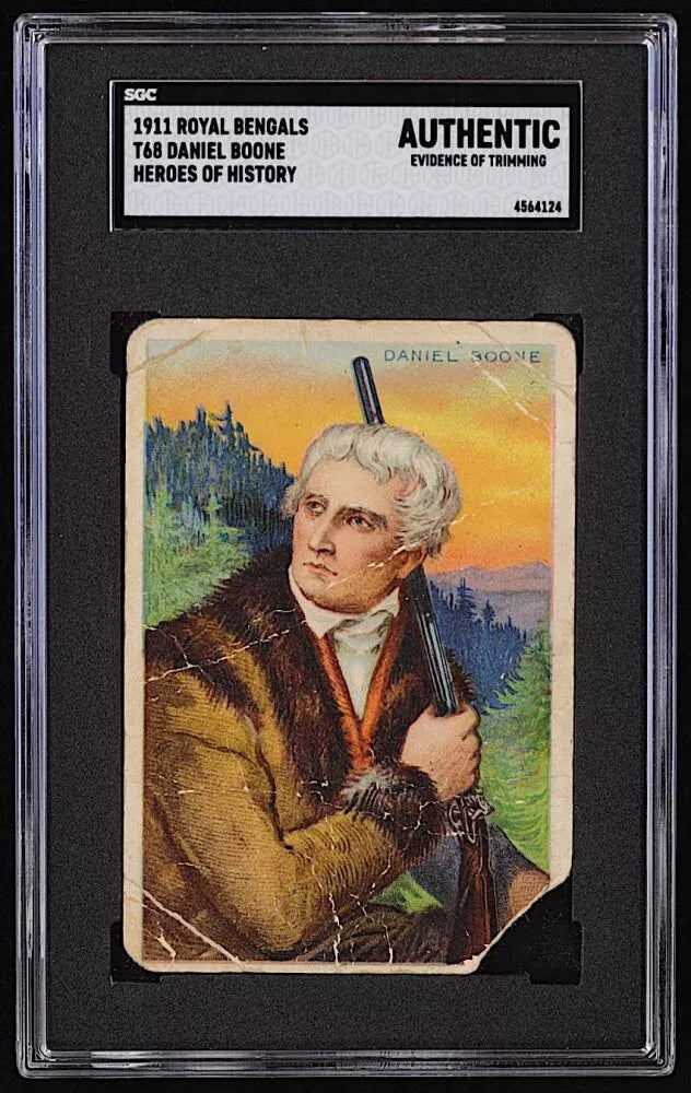 1911 Royal Bengals Daniel Boone T68 Heroes of History! Authentic by SGC.