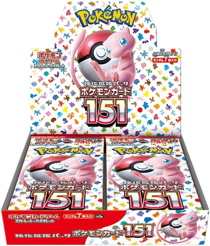 Pokemon Japanese 151 Scarlet & Violet Sealed Booster Box.