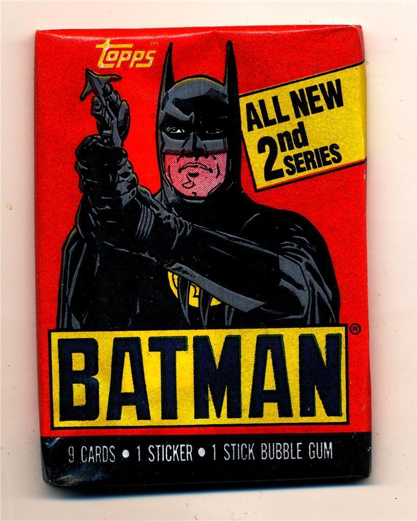 1989 Topps Batman Series 2 Unopened Wax Pack.