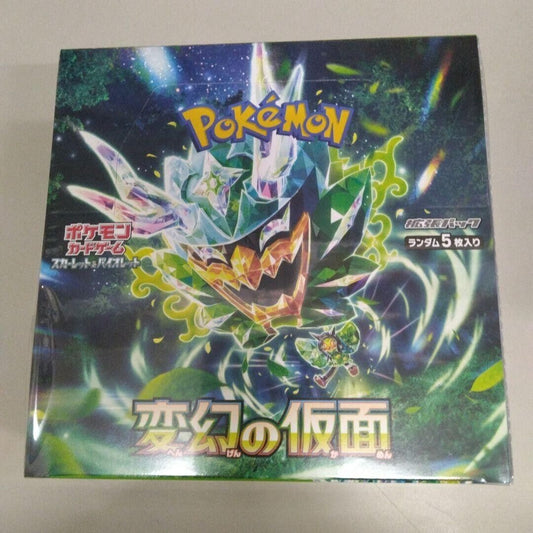 Pokemon Mask of Change Twilight Masquerade Japanese Booster Box. New.