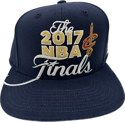 Adidas 2017 NBA Finals Cleveland Cavaliers Adjustable Hat (Blue)