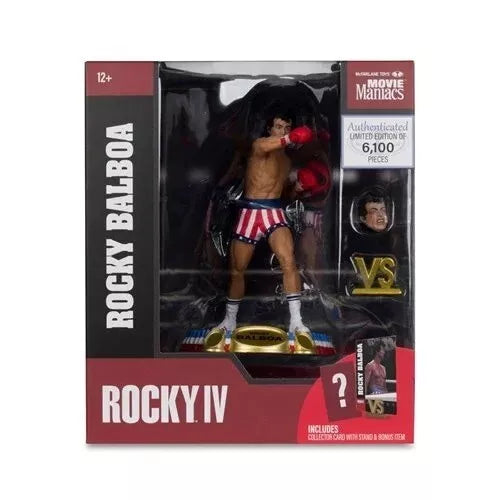 Movie Maniacs Rocky IV Wave 3 Rocky Balboa 6-inch Posed Figure! Limited!