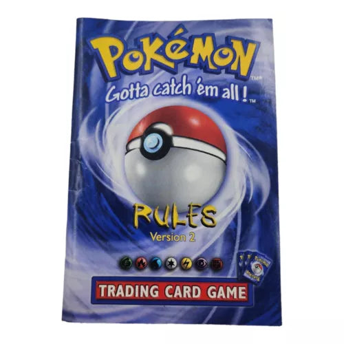 1999 Pokemon Trading Card Game Mint Rules Version 2 Book!