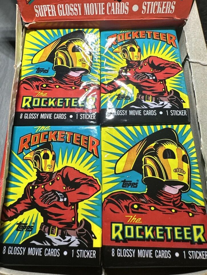 Disney The Rocketeer Vintage 1991 Topps Trading Cards SEALED WAX PACK.