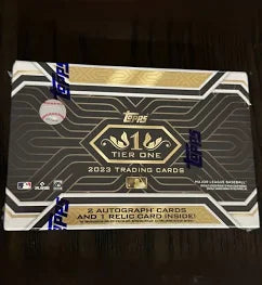 2023 Topps Tier One MLB Hobby Box. New.