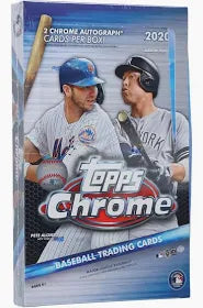 2020 Topps Chrome Baseball Hobby Box. New! 2 Chrome Auto's!