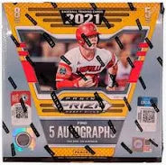 2021 Panini Prizm Draft Picks Baseball Hobby Box. New. 5 Autographs.