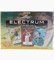 2024 Leaf Electrum Baseball! New! 4 autos!