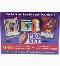 2024 Leaf Pro Set Metal Football Hobby Box! 7 Auto's!!!