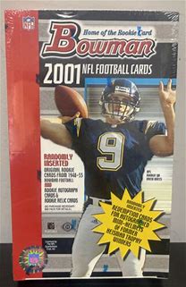 2001 Bowman Football NFL Hobby Pack. New and Sealed.