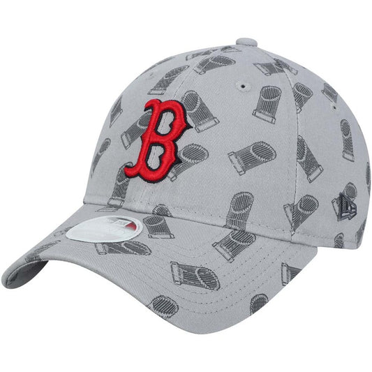 New Era Boston Red Sox Women's Gray 2018 World Series Champions Adjustable Hat