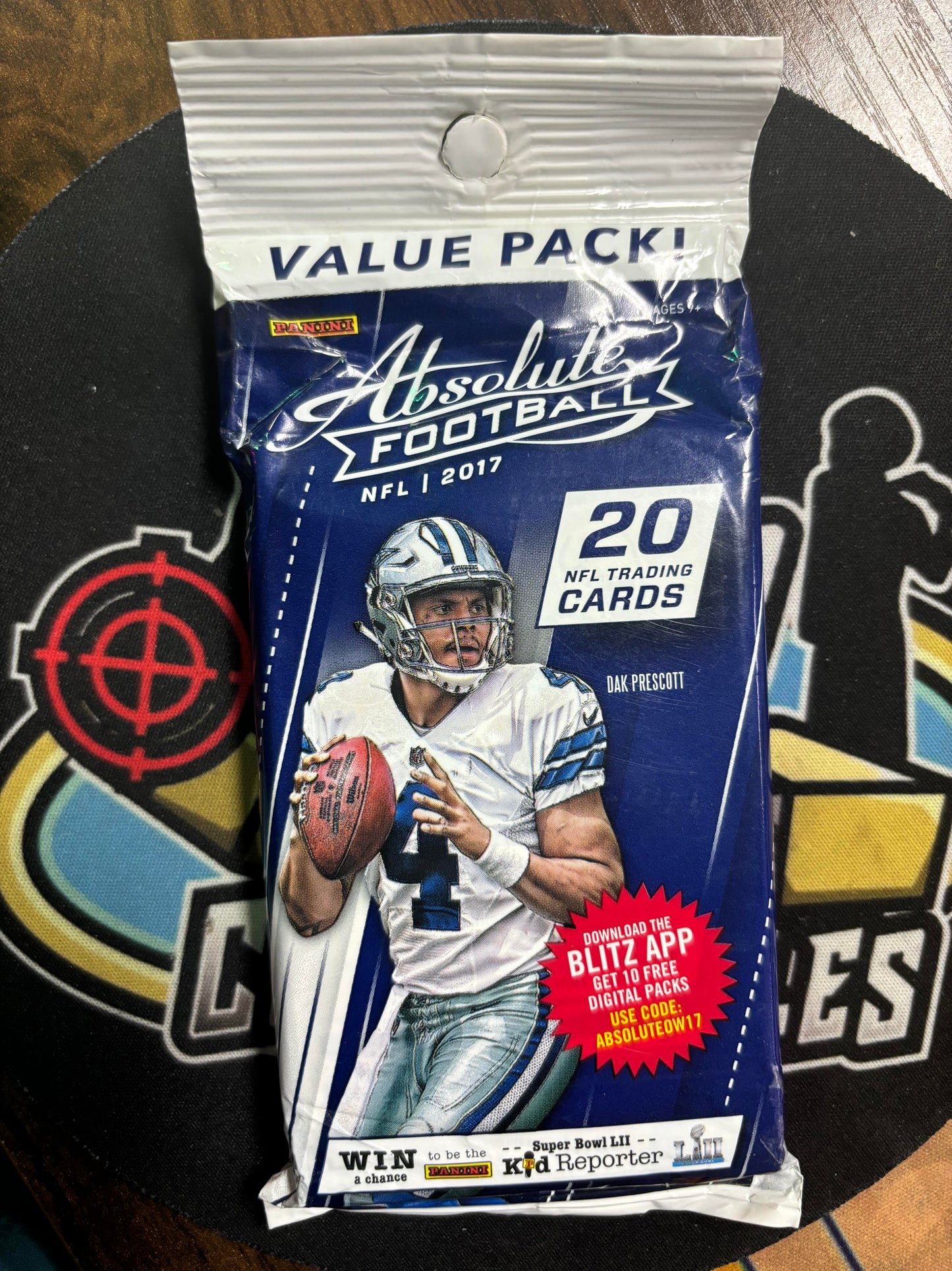 2017 Panini Absolute Football 20 Card Value Pack! New!