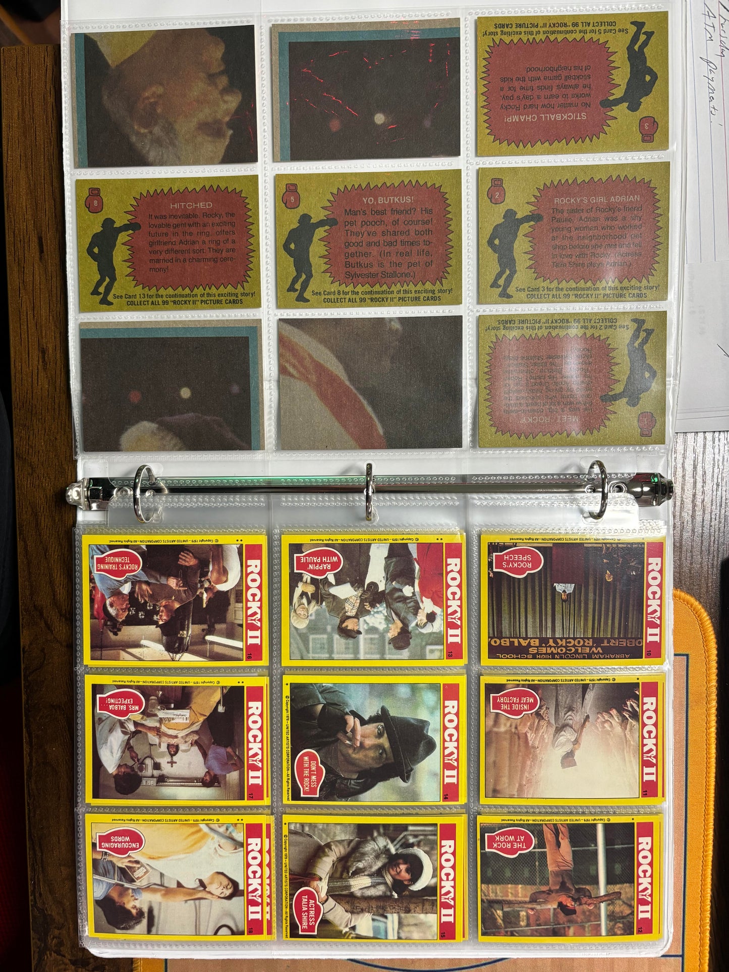 1979 Topps Rocky ll Complete Set #1-99 with 3 Graded SGC Slabs! Nice!