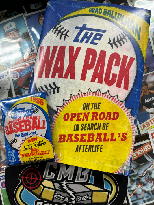 The Wax Pack by Brad Balukjian. New with 1986 Topps Sealed Pack!