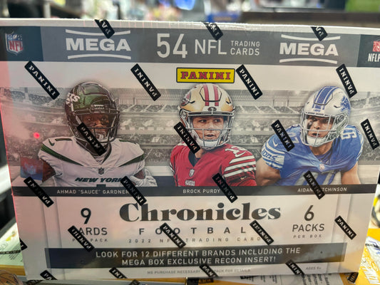 2022 Panini Chronicles Football Mega Box! New!