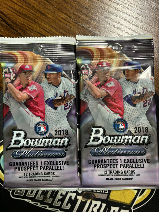 2018 Bowman Platinum Baseball Value Pack. New!