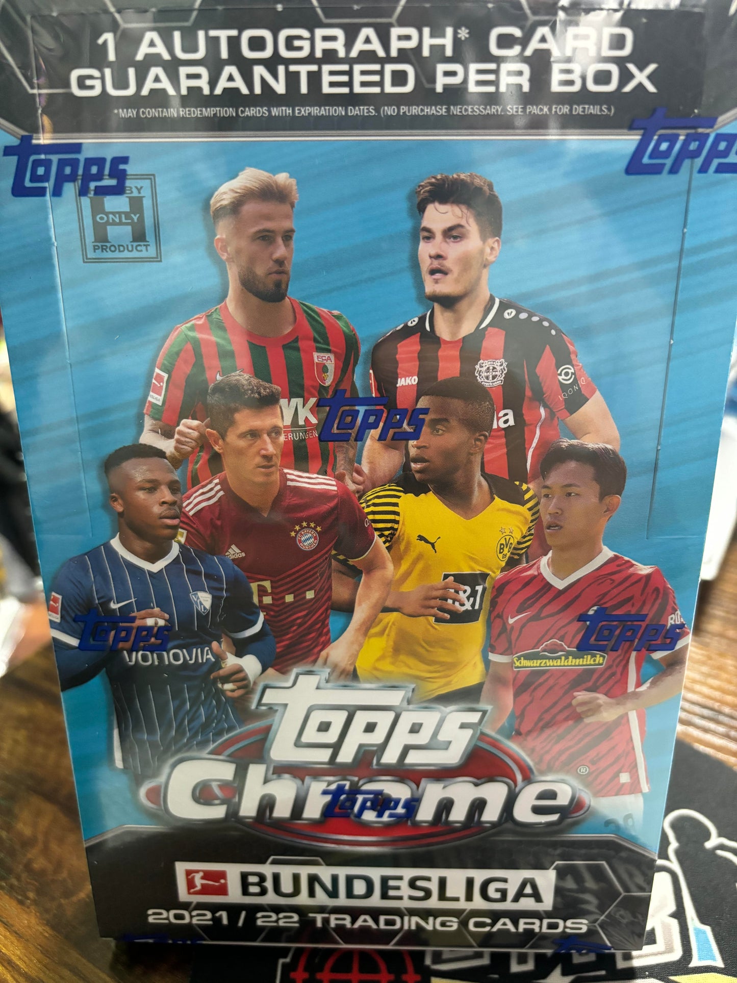 2021/22 Topps Chrome Bundesliga Hobby Box. New. 1 Autograph!