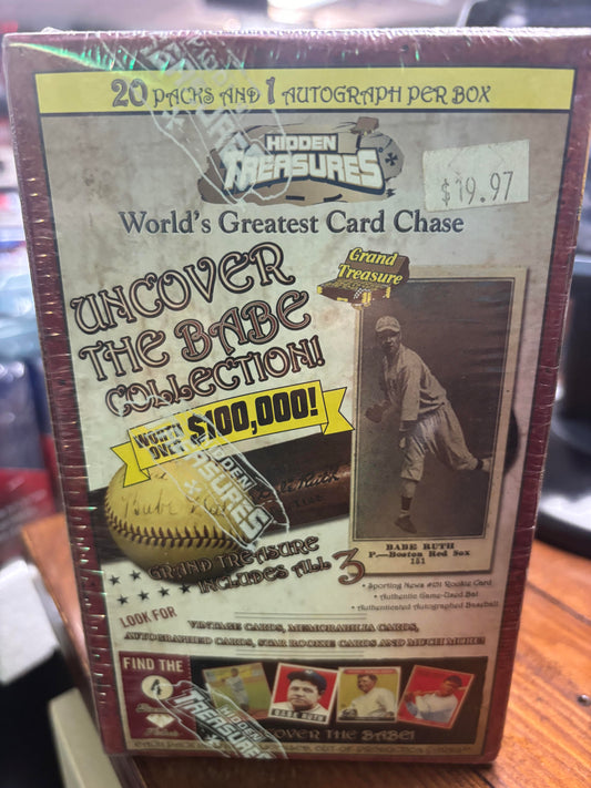 2007 Hidden Treasures Uncover the Babe Factory Sealed Box! New.