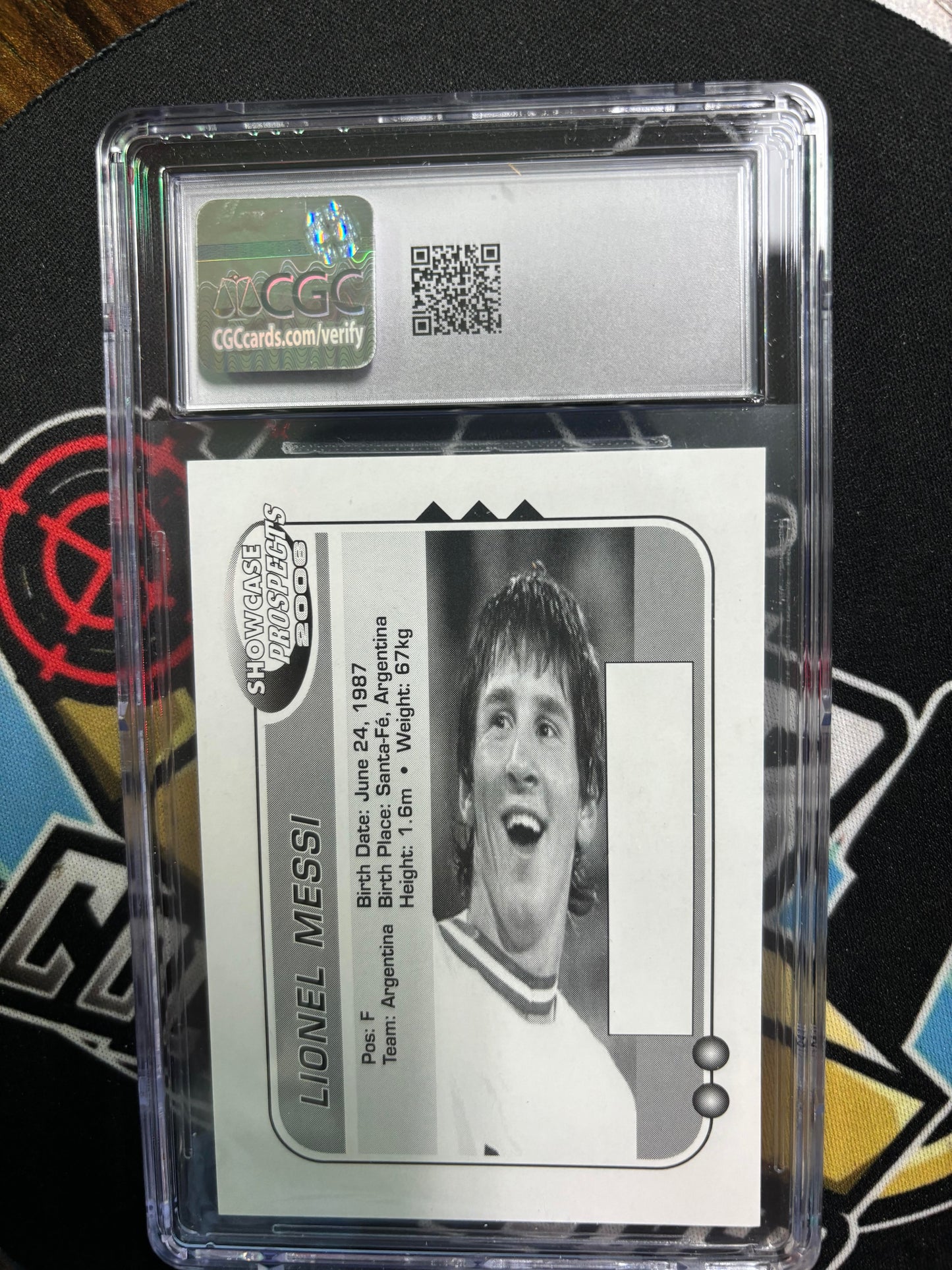 2006 Showcase Prospects Lionel Messi RC Graded 9.5!